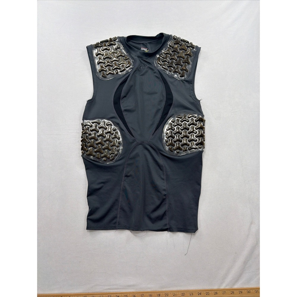 Rawlings Padded Vest SRG Zoombang Compression Shirt Gray Mens Medium